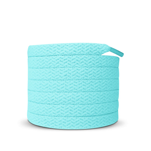 BASICS Laces Flat Rope Oval - Tiffany Blue Laces for Air Force 1 Tiffany